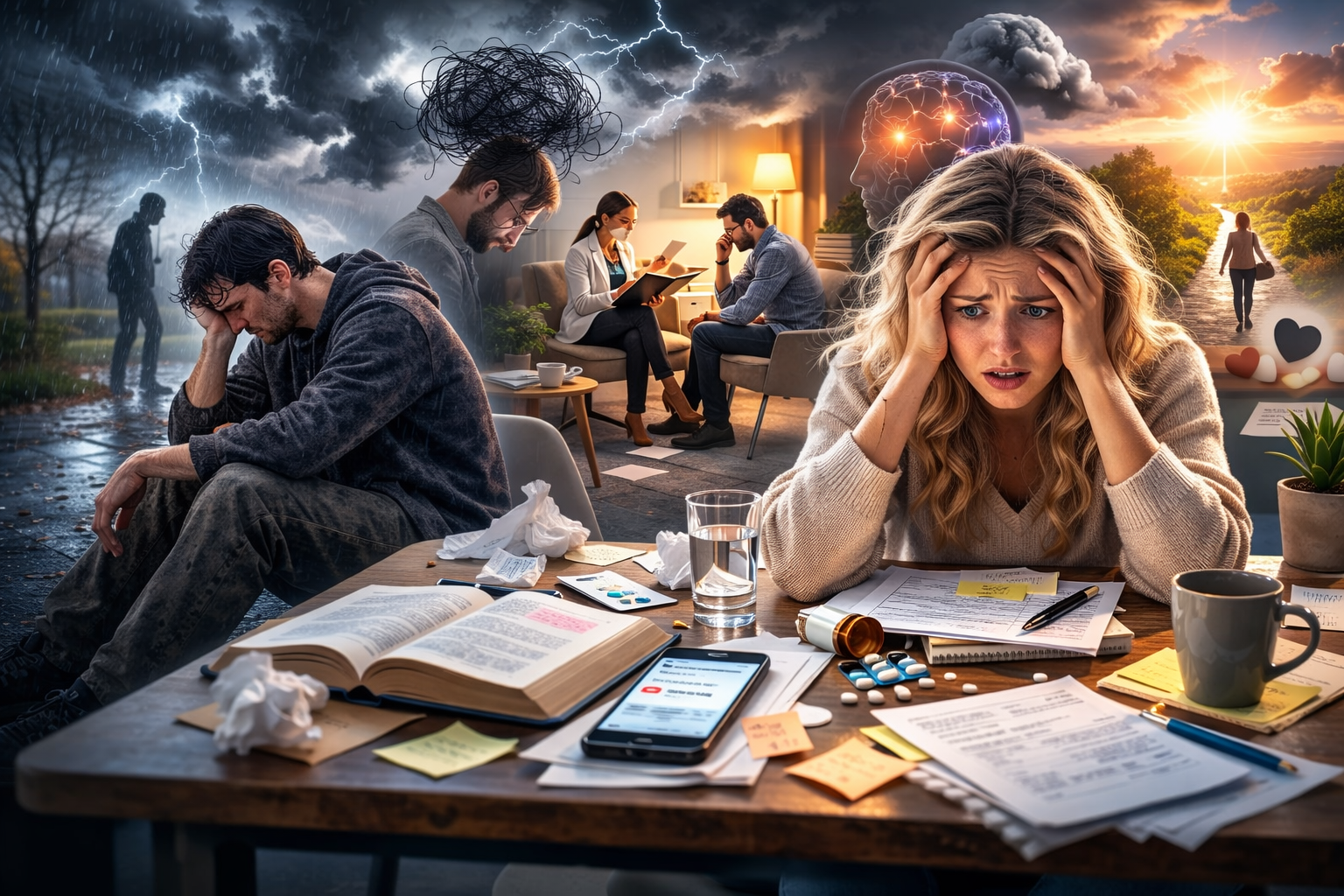 Depressão x Ansiedade: Como Diferenciar e Quando Podem Acontecer Juntas